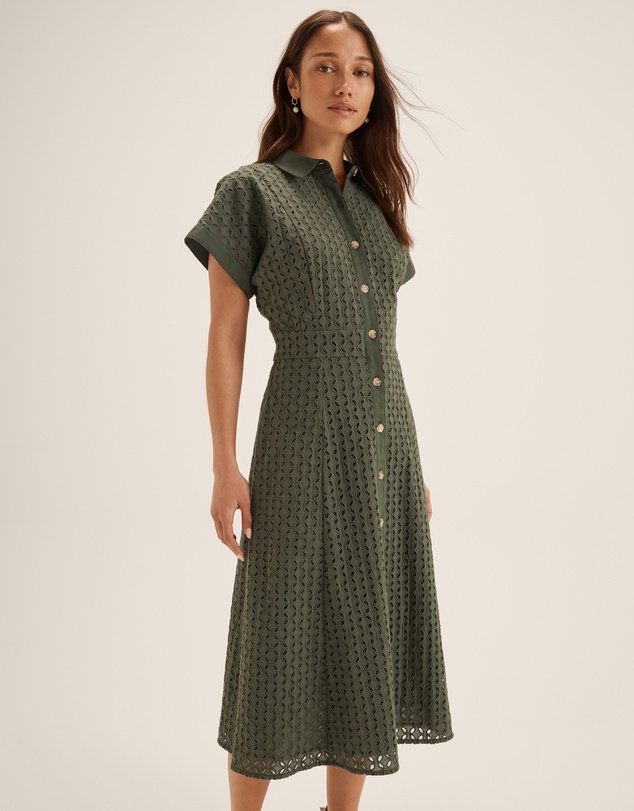 Review - Mabel Broderie Shirtdress