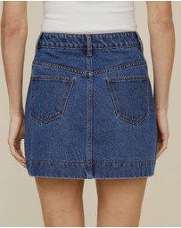 The Fated - Margot Denim Skirt