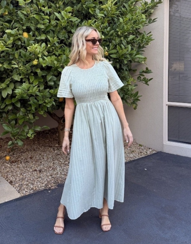 Esther & Co - Iolana Dress - Soft Khaki