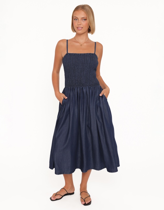 Petal & Pup - Arnika Midi Dress - Blue