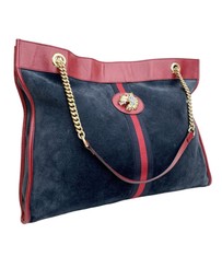 Pre-Loved by Azura Reborn - Pre-Loved Large Web Suede Rajah Tote