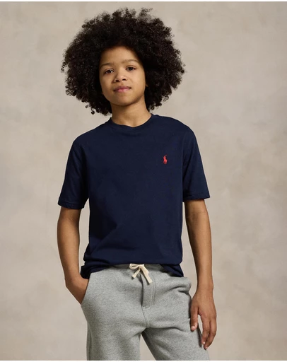 Polo Ralph Lauren - Cotton Jersey Crewneck Tee - Teens