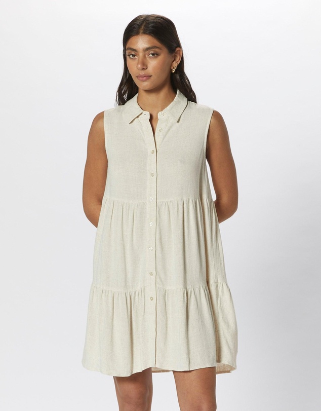 ONLY - Siesta Linen Shirt Dress