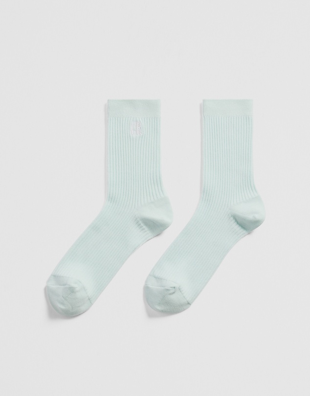Country Road - Australian Cotton Blend Cr Ribbed Three Quarter Crew Sock