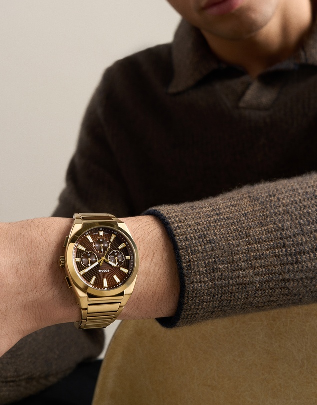 Fossil - Everett Gold Tone Chronograph Watch