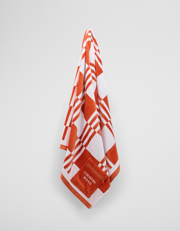 Country Road - Eyre Australian Cotton Beach Towel