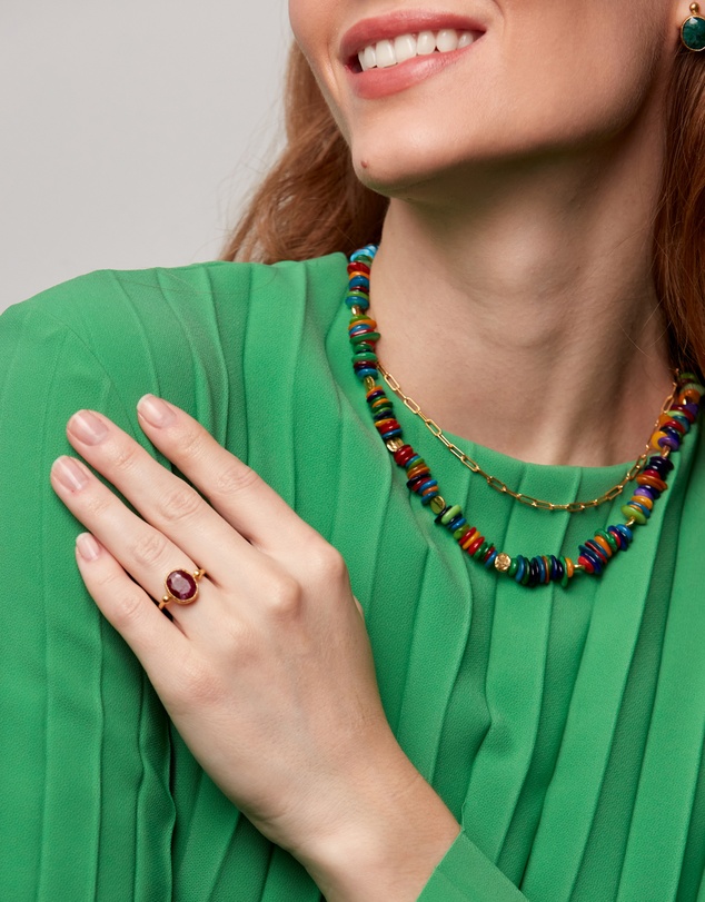 Ottoman Hands - Siena Ruby Cocktail Ring