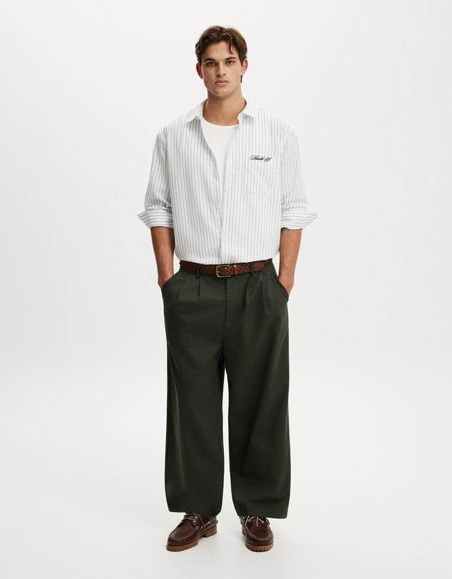 Cotton On - Bedford Long Sleeve Shirt