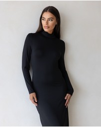 Mod Squad - Luxe Long Sleeve Slip Dress Base Layer
