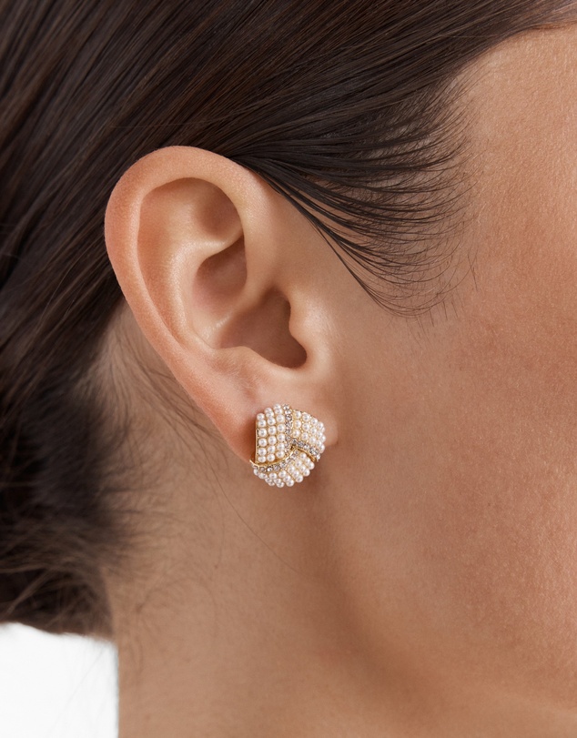MIMCO - Tie The Knot Stud Earrings