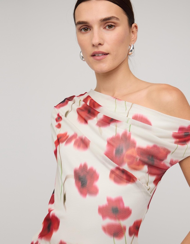 Staple the Label - Lumi Mesh Top
