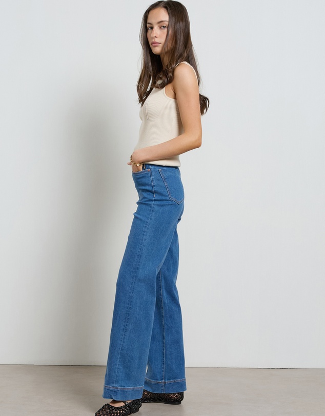 DRICOPER DENIM - Maarte Blue Wide Leg Jeans