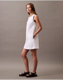 Calvin Klein Jeans - Cotton Poplin Sleeveless Mini Dress