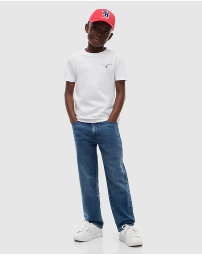 Tommy Hilfiger - Boys 8-16 Logo Jersey Crew Neck T-Shirt - Teens