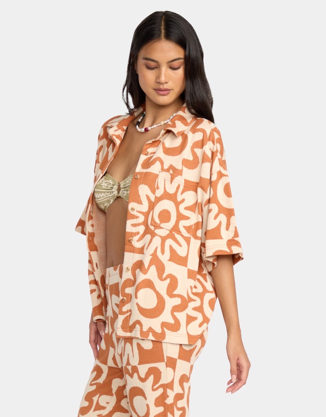 Billabong - Womens Lost Waves Short Sleeve Shirt