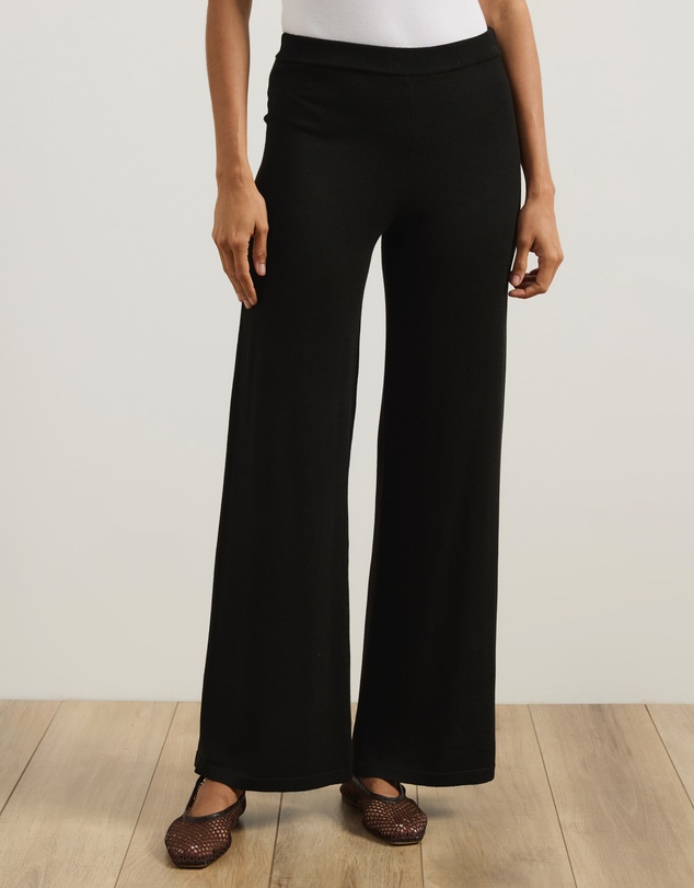 Atmos&Here - Wendy Wide Leg Knitted Pants