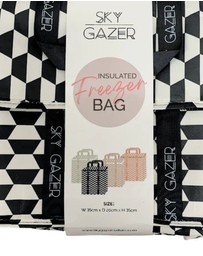 Sky Gazer - Insulated Freezer Shopping Bag - Black