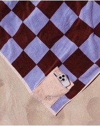 The Somewhere Co - Iced Mocha Premium Beach Towel