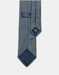 Polo Ralph Lauren - Equestrian-Patterned Silk Twill Tie