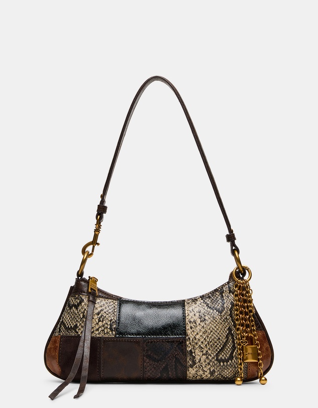 Steve Madden - BIrina-P Brown Multi Shoulder Bag