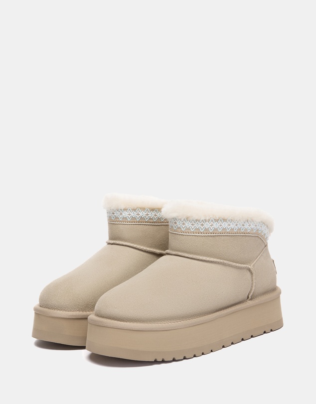 EVERAU - Australian Shepherd Ugg Liora Cow Suede Upper UGG Boots
