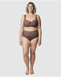 UNE PIECE - Textured Original Bustier Balconette Bralette Bikini Top