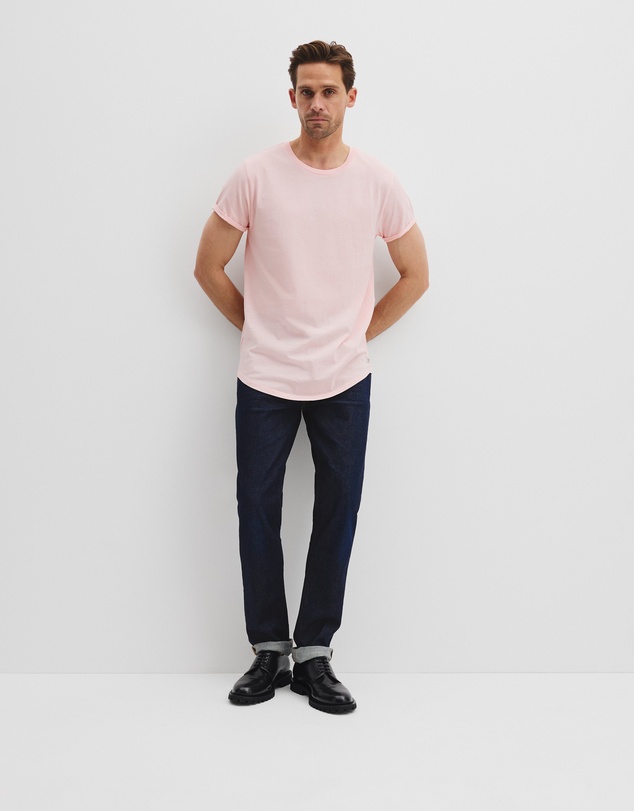 Country Road - Australian Cotton Longline Garment Dye T-shirt