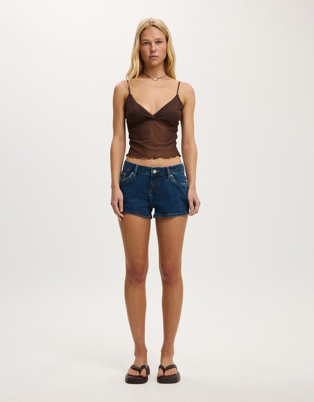 Cotton On - Micro Low Denim Short