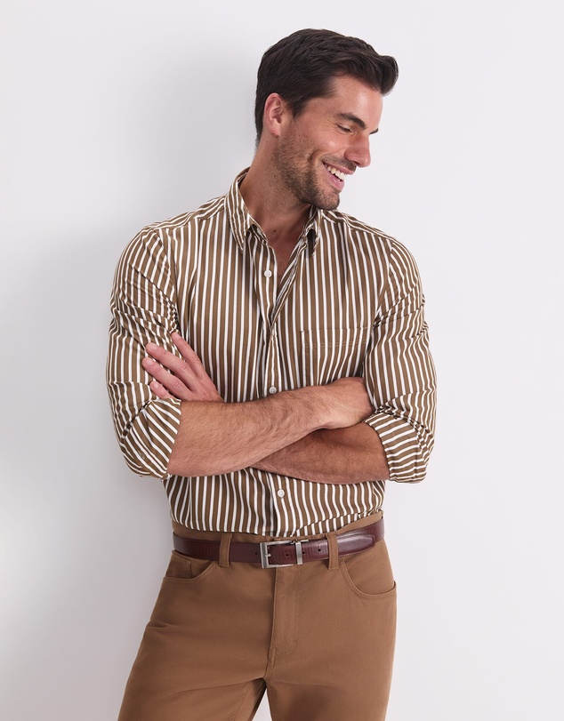 Sportscraft - Ryan Long Sleeve Stripe Shirt