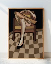 Olive et Oriel - KH Studio - After the Party by Karla Hyman Art Print