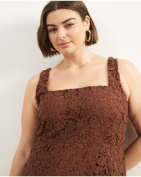 Atmos&Here Curvy - Rio Broderie Lace Midi Dress