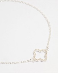 Lovisa - Sterling Silver Cubic Zirconia Flower Bracelet