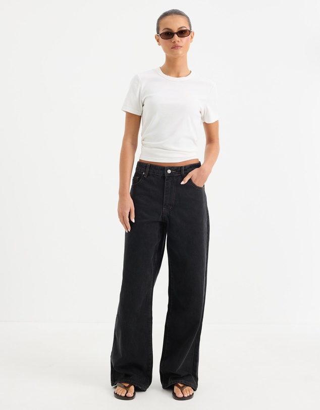 Calli - Tyla Mid Rise Baggy Jeans