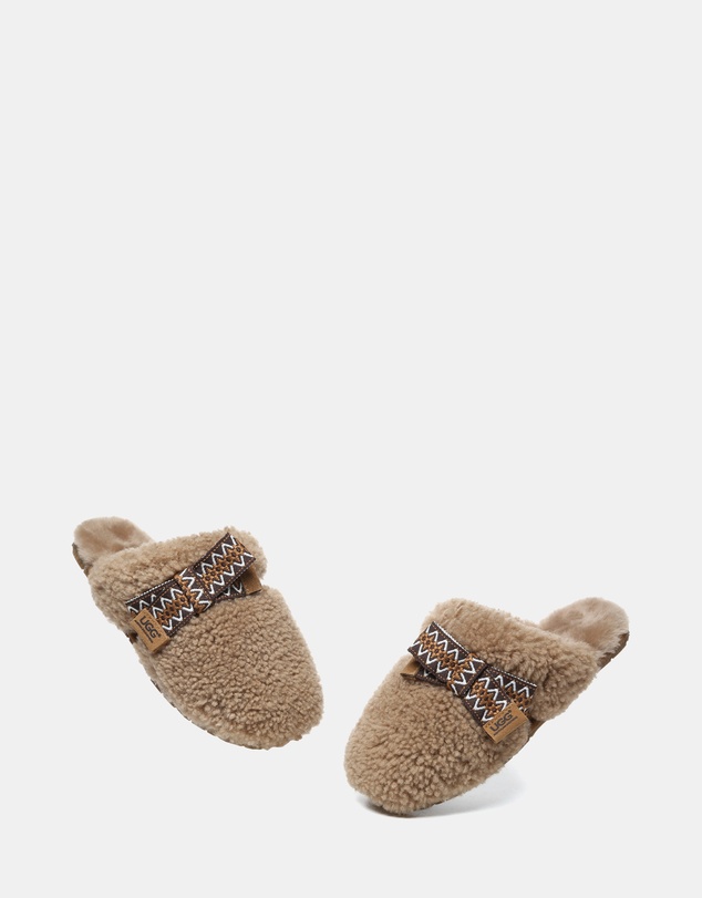 EVERAU - Australian Shepherd Ugg Cecil Double Faced Sheepskin Upper House Shoes