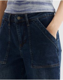 GUESS Originals - GUESS Originals Wide Flared Culotte Jeans