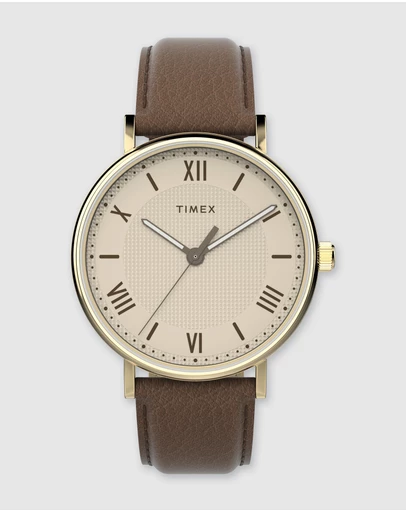 TIMEX - Mens Southview Gold Tone