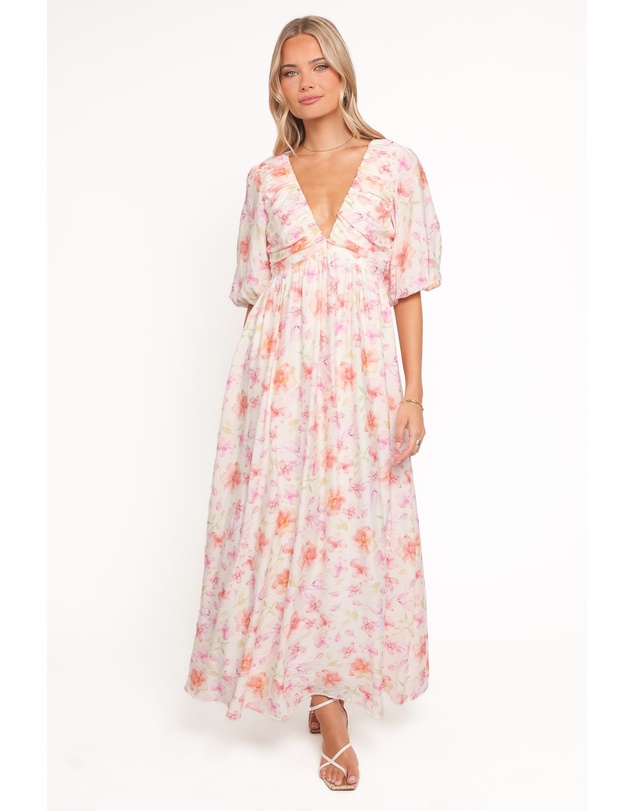 Petal & Pup - Andara Maxi Dress - White Floral