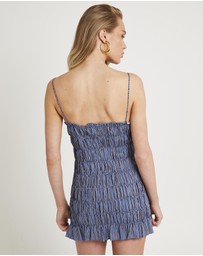 Subtitled - Hazel Shirred Mini Dress