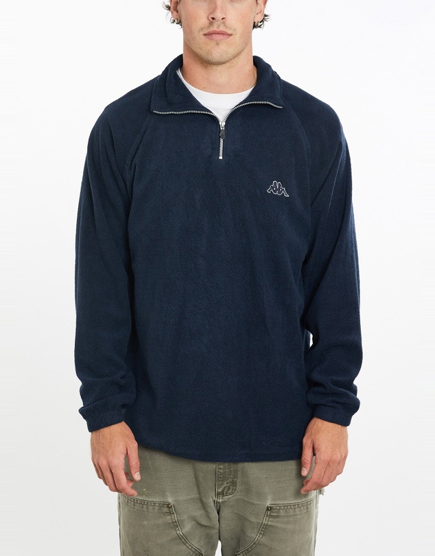 Vintage by The Real Deal - Pre Loved - Vintage Kappa Quarter Zip Fleece Sweatshirt