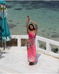 KACHEL - Lia Slip Maxi Dress