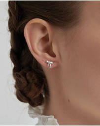 Karen Walker - Mini Bow Earrings
