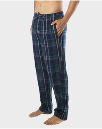 Mitch Dowd - Mens Ice Tea Flannel Sleep Pants - Mid Blue