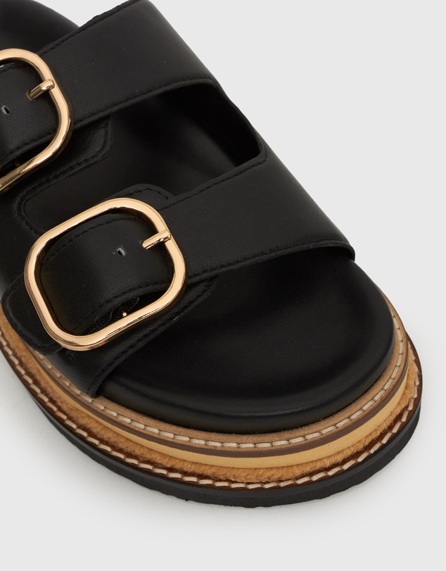 Betts - Harland Leather Flatform Slides