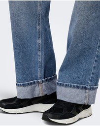 ONLY - Ella Wide Leg Fold Up Jeans