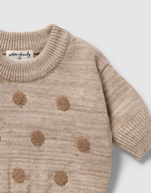 Wilson & Frenchy - Organic Knitted Bauble Jumper - Babies