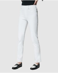 Spanx - Ankle Straight Leg Jeans - White