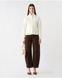 Esmaee - Incline Funnel Cardigan