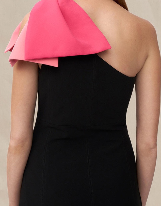 BY JOHNNY. - Black Tie Down Maxi Dress - ICONIC EXCLUSIVE