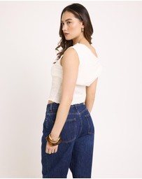 Subtitled - Bobbi Rib Twist Tank
