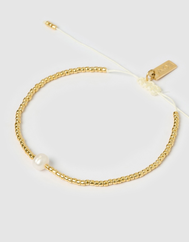 Arms Of Eve - River Gold and Pearl Bracelet